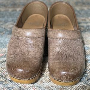 Dansko clogs, stone burnished size 36